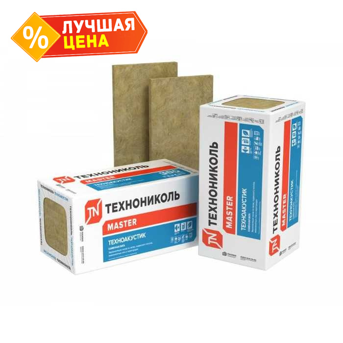 Звукоизоляция Техноакустик 8 плит 50х600х1200