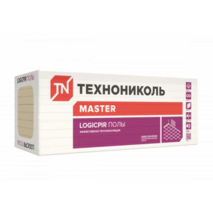 Утеплитель Технониколь LOGICPIR Полы Г4 50х600х1200-L