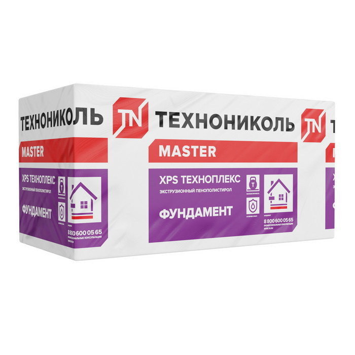 XPS ТЕХНОПЛЕКС ФУНДАМЕНТ 250 1180x580x100-L