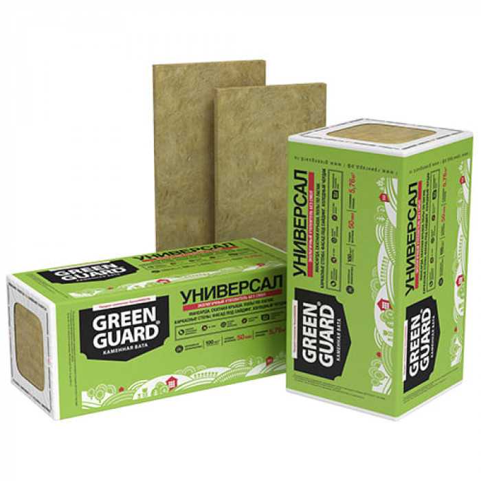 Базальтовая вата GreenGuard Универсал 90х600х1200
